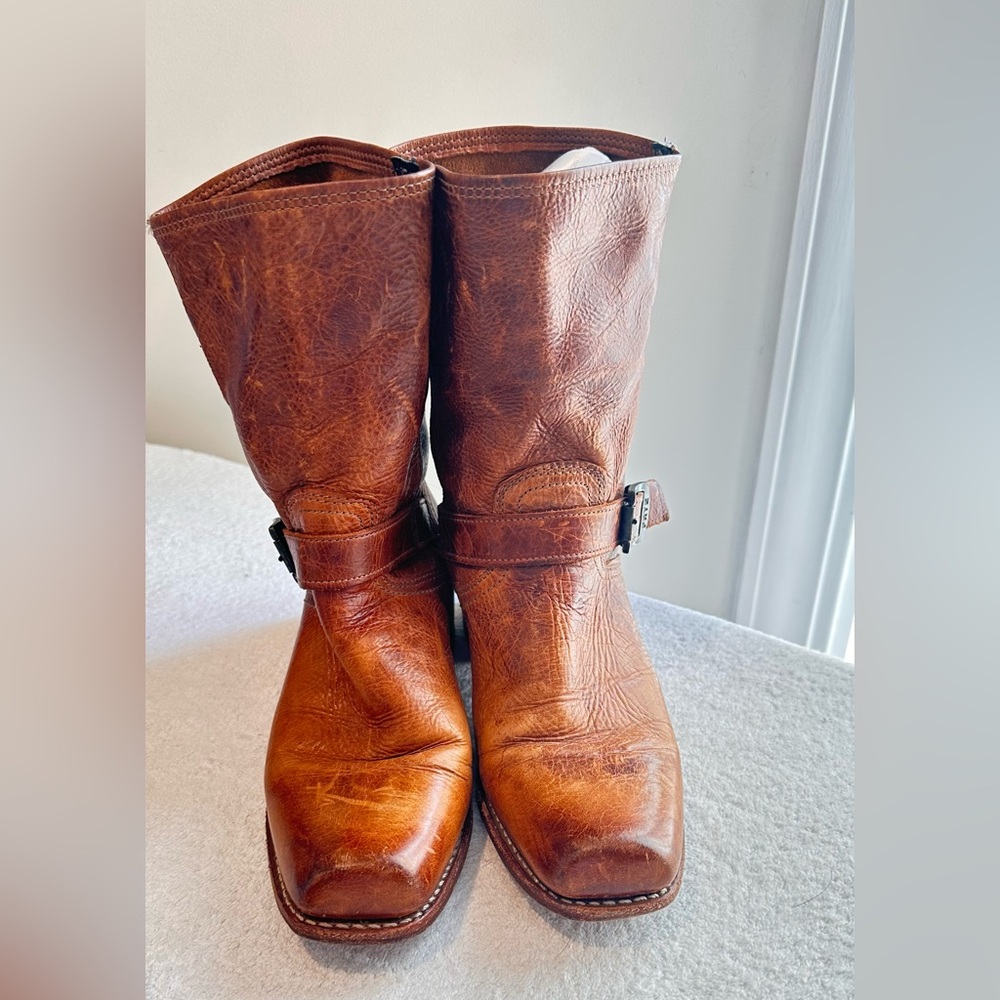 Frye vintage harness bootie.